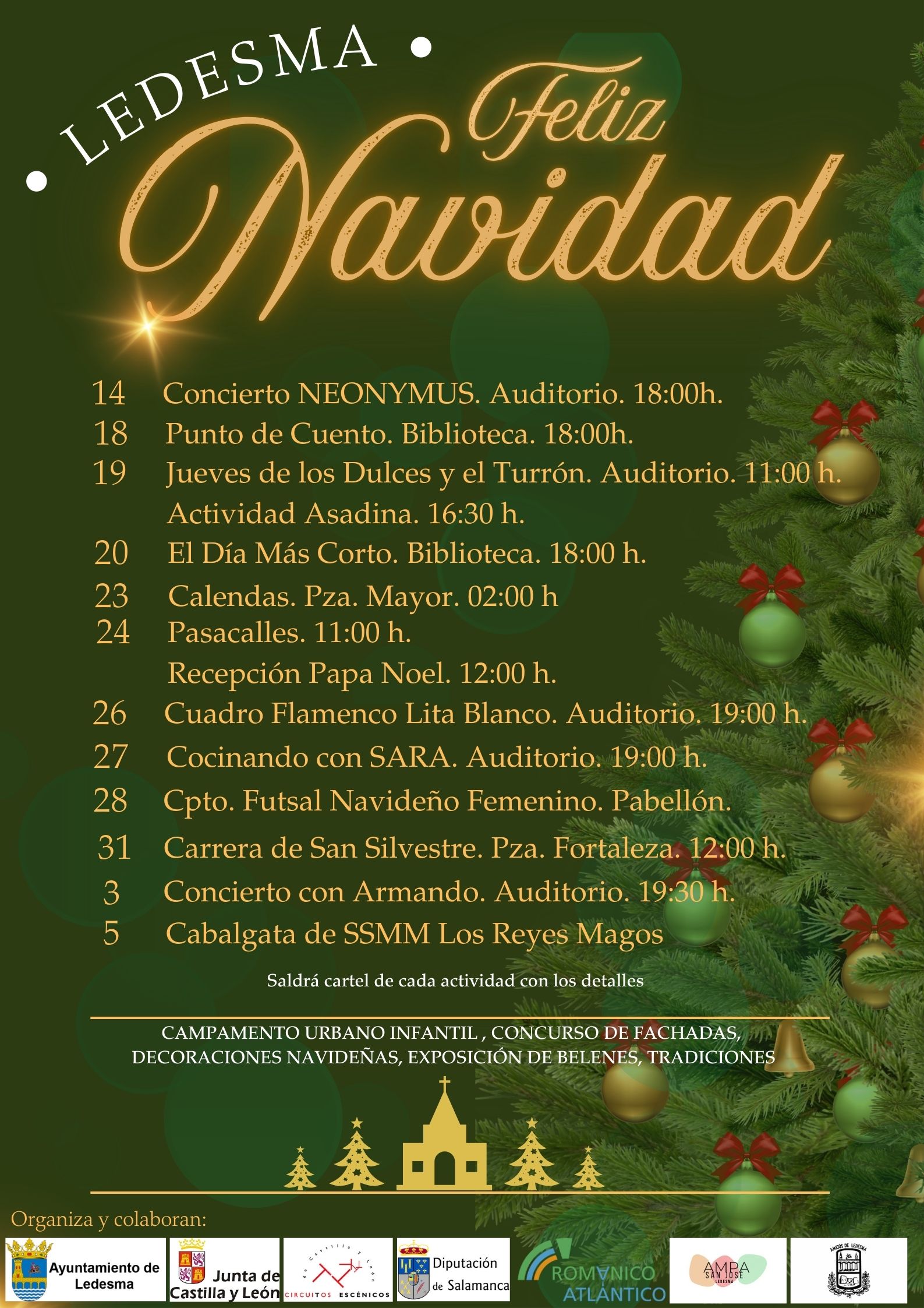 cartel Ledesma navidad 2024